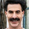 Very nice: Borat Subsequent Moviefilm, created by Sacha Baron Cohen, pictured, has snagged a Golden Globe.