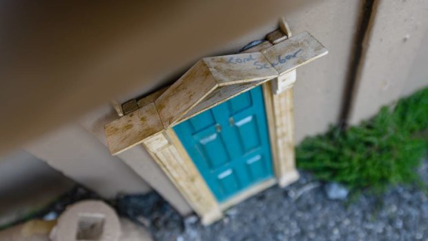 'We like them': Miniature mystery behind Tassie's flush of tiny doors