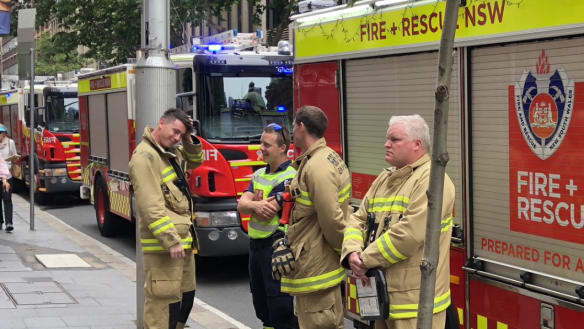 Fire and Rescue Crews were called to a building on Market Street in the CBD after a suspicious substance was found inside parcels.