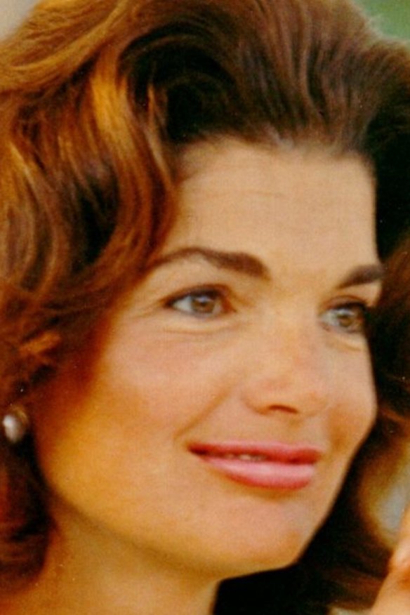 Jackie Kennedy - inspiration for Raffles Femme Fatale cocktail. Her lipstick-smeared glass is on display at the Elephant Bar.