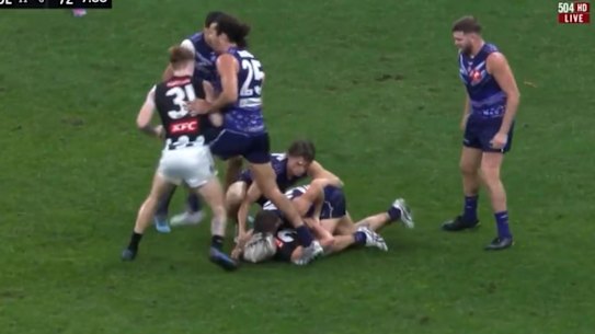 Sam Switkowski was suspended for two weeks.