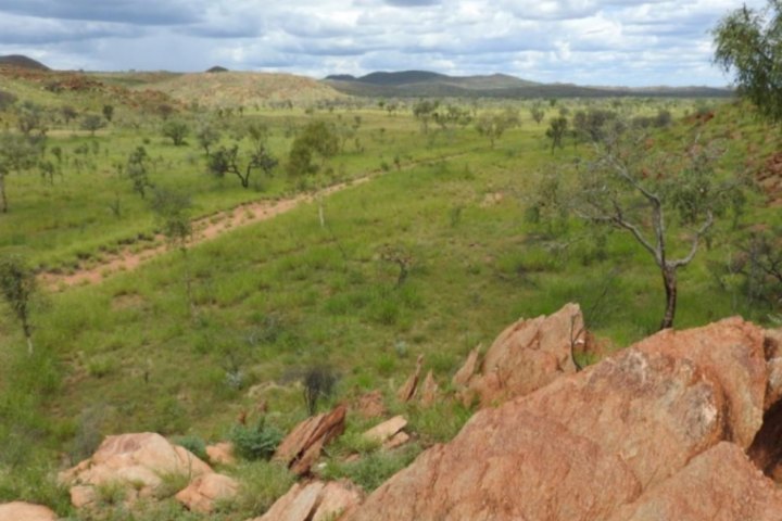 Aileron Station spans almost 408,000ha about 130km north of Alice Springs