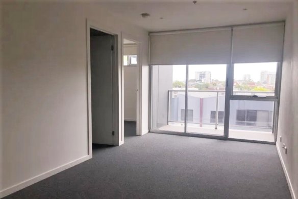 Inside one of the Buckley Street apartments.