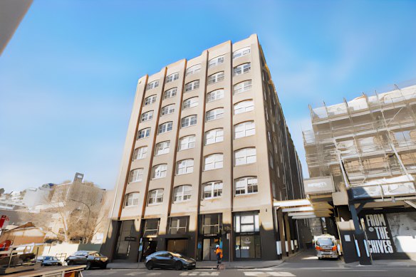 The sole successful application for an apartment conversion in central Sydney in the past two years is this former warehouse in Ultimo.