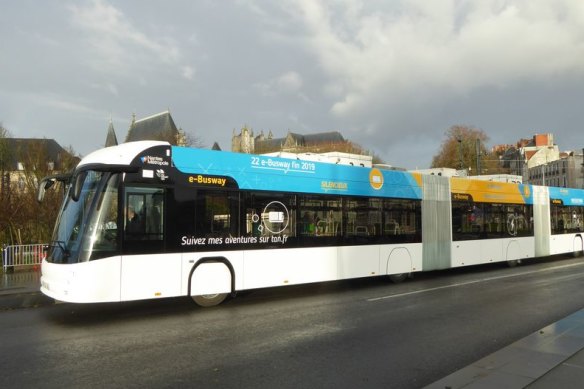 The vehicles are already operating in the French city of Nantes.