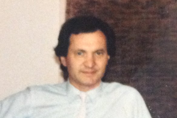 Lucio on the restaurant's opening day in 1983.