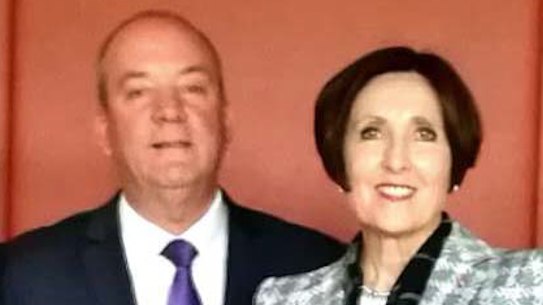 Then-MP Daryl Maguire and Louise Raedler Waterhouse.