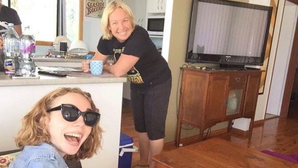 Molly and her mum, Keeli. Over five years, Molly was admitted 12 times, ranging from four weeks to eight weeks.