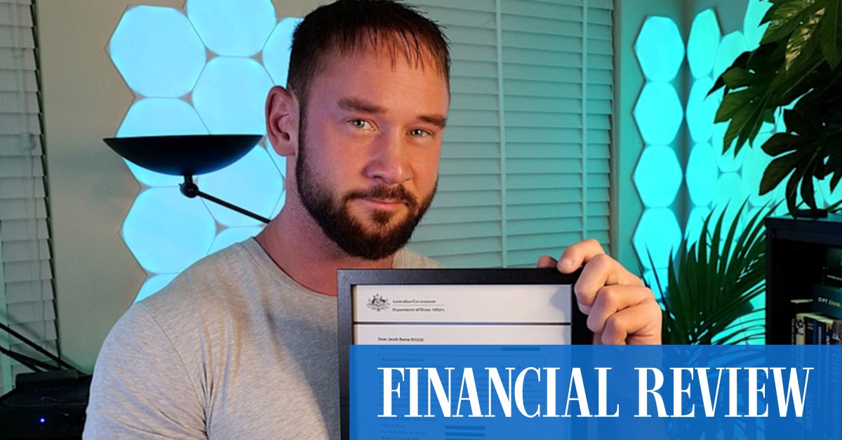 Jacob Riggs, 36, hacked into the site in less than two hours to show he had the expertise required for a rare permit given only to highly skilled professionals.