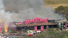 An iconic Queensland pub has been gutted after a massive fire broke out early this morning. 