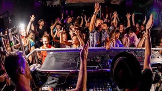 Brunswick's My Aeon nightclub in full swing.