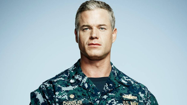 All aboard: Commander Tom Chandler, played by Eric Dane