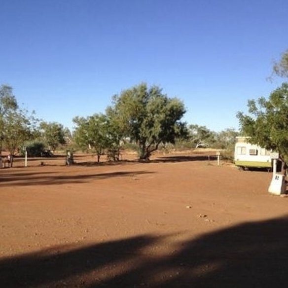 The campsite where Ms McGowan was last seen. 
