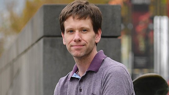 Edward Okulicz, 37, moved from Sydney to Melbourne because of the high cost of living.