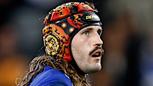 SYDNEY, AUSTRALIA - MAY 30: Josh Curran of the Bulldogs reacts during the round 13 NRL match between Wests Tigers and Canterbury Bulldogs at CommBank Stadium, on May 30, 2026, in Sydney, Australia. (Photo by Brendon Thorne/Getty Images)