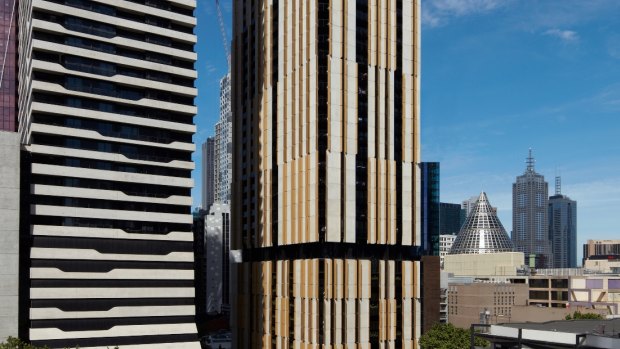 The completed 62-storey Empire Melbourne tower.