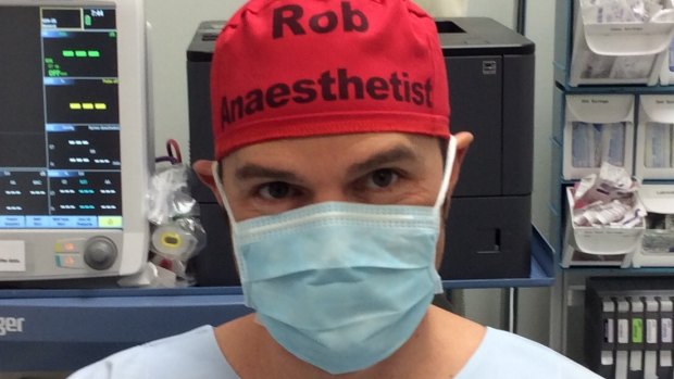 Every patient should be treated as if they are infected, anaesthetist Rob Hackett says.
