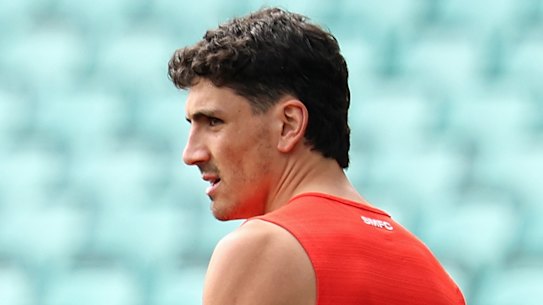 Swans star Justin McInerney.