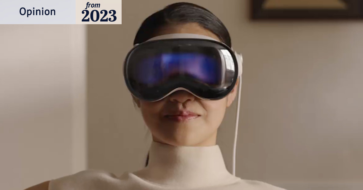 Apple’s Vision Pro should be cast into a volcano. But I also really ...