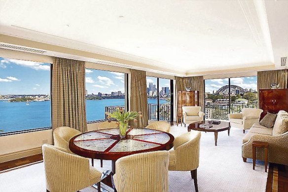 The seven-bedroom apartment last traded in late 2011 when sold mortgagee-in-possession for $8.1 million.