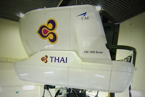 A Thai Airways simulator for a Boeing 737.