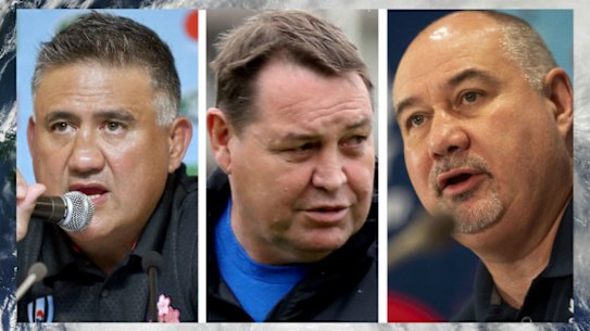 Jamie Joseph, Steve Hansen, Mark Dodson