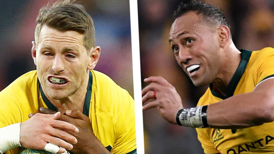 Christian Lealiifano and Bernard Foley will battle it out for the No.10 jersey at the World Cup. 