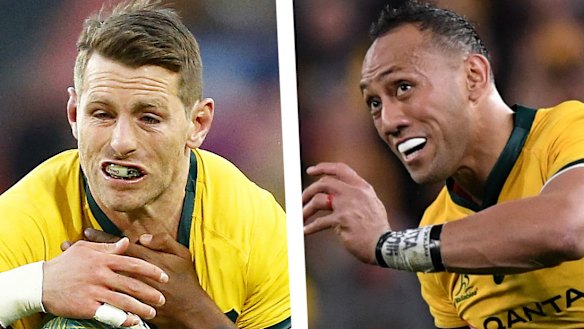 Christian Lealiifano and Bernard Foley will battle it out for the No.10 jersey at the World Cup. 