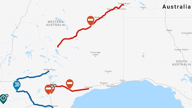 Floods and fires have closed major supply roads to WA over the past week and a cyclone threatens routes to the north.