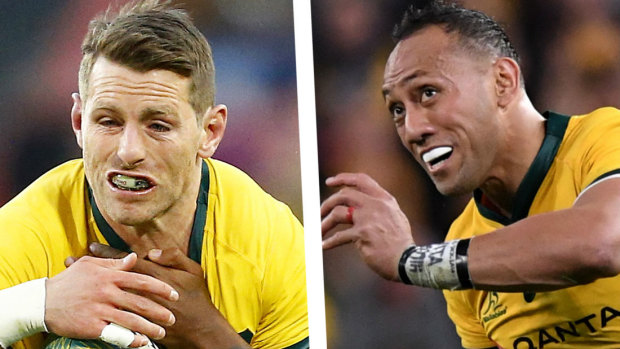 Christian Lealiifano and Bernard Foley will battle it out for the No.10 jersey at the World Cup. 