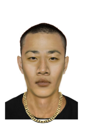 Police have released a computer-generated image of the man.
