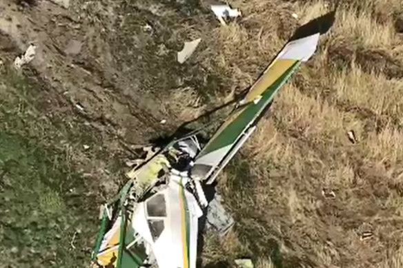 Police believe the plane crashed in rugged terrain about 7.15am on Wednesday. 