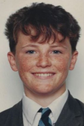 David Welsh when he was a boy at Brisbane Grammar. 