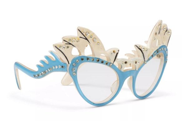 The auction will include diamante-encrusted Sydney Opera House spectacles worn by Dame Edna.