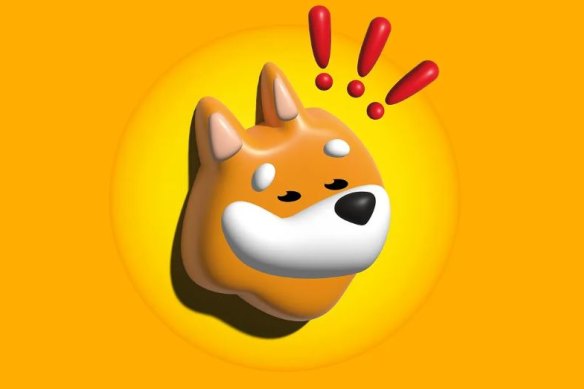 The Solana-based meme coin Bonk.