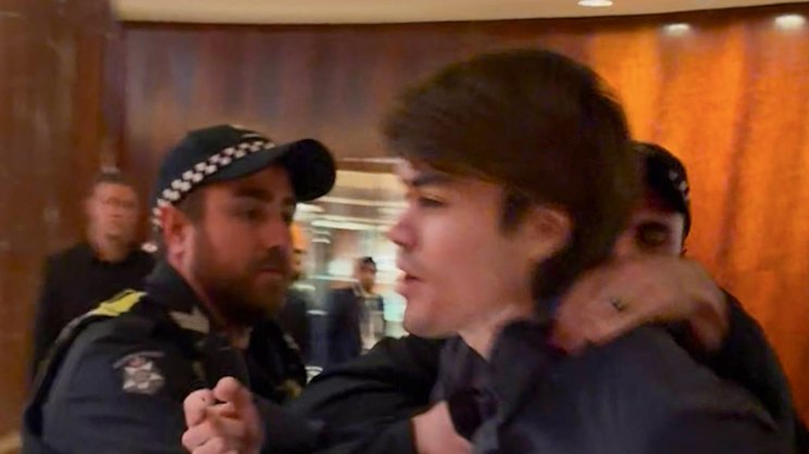 smh.com.au - Sherryn Groch - Far-right influencer gatecrashes Indian PM's Australian hotel