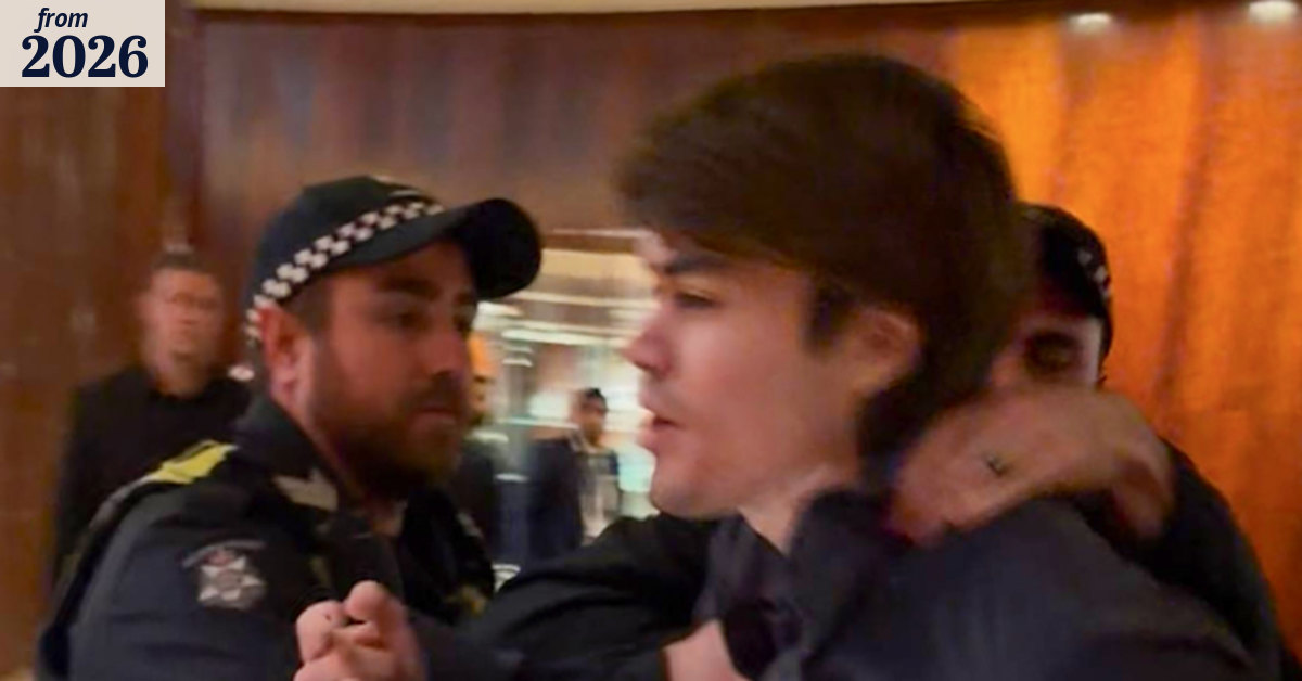 Far-right influencer gatecrashes Indian PM’s Australian hotel, leads protest at event