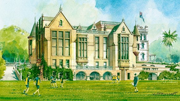 An artist's impression of the proposed $29 million Stevenson Library makeover. 
