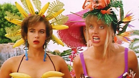 Unique Australian stories: Pippa Grandison and Sophie Lee in Muriel’s Wedding. 