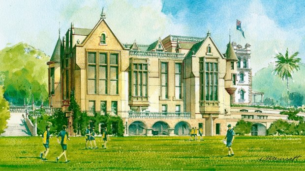 An artist's impression of the proposed $29 million Stevenson Library makeover. 