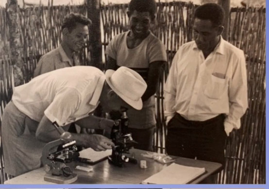 Roy Scragg during his time in PNG.