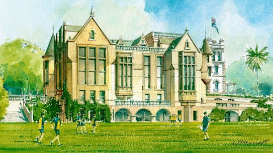 An artist's impression of the proposed $29 million Stevenson Library makeover. 