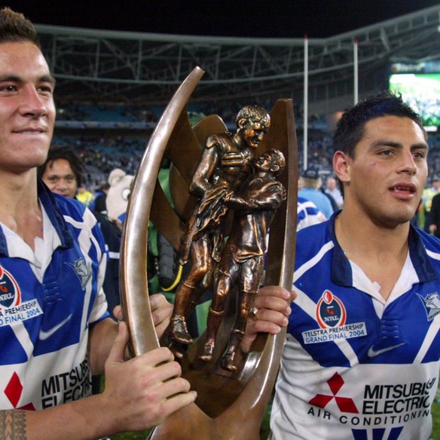 Sonny Bill Williams won a premiership with the Bulldogs in 2004, before it all went wrong.