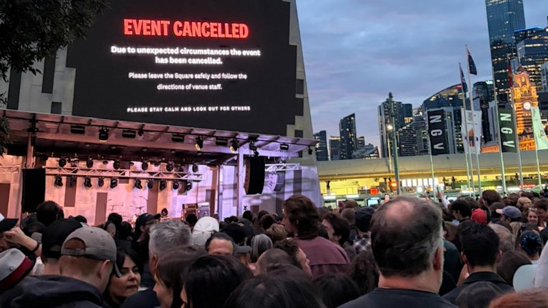 ‘Safety first’: Federation Square chief shut down gig to avoid crowd crush