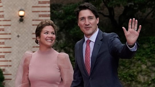 FILE - Canadian Prime Minister Justin Trudeau and his wife, Sophie Gregoire Trudeau, arrive for a dinner at the Getty Villa during the Summit of the Americas in Los Angeles, June 9, 2022. The Canadian prime minister and his wife announced Wednesday, Aug. 2, 2023, that they are separating after 18 years of marriage. (AP Photo/Jae C. Hong, File)