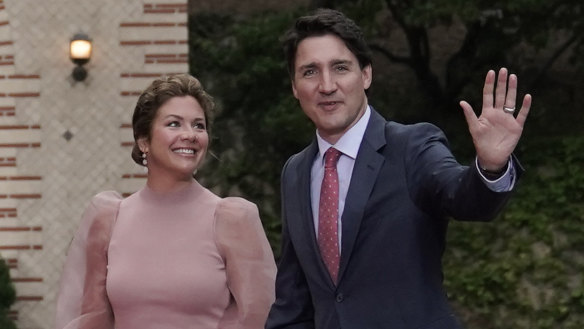 FILE - Canadian Prime Minister Justin Trudeau and his wife, Sophie Gregoire Trudeau, arrive for a dinner at the Getty Villa during the Summit of the Americas in Los Angeles, June 9, 2022. The Canadian prime minister and his wife announced Wednesday, Aug. 2, 2023, that they are separating after 18 years of marriage. (AP Photo/Jae C. Hong, File)