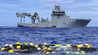 HMNZS Manawanui on an anti-drug patrol before its loss off Samoa.