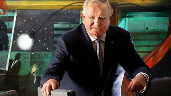 Perth property developer Nigel Satterley in his company's boardroom.