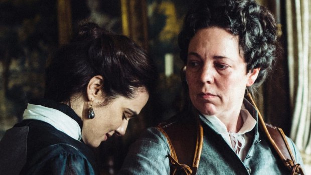  Rachel Weisz and Olivia Coleman in The Favourite.