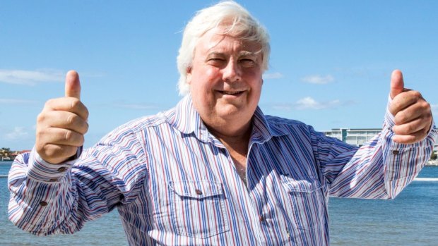 Clive Palmer used Facebook to announce his legal counterclaim on Thursday.